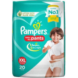 PAMPERS BABY DRY PANTS (XL) 20PAD